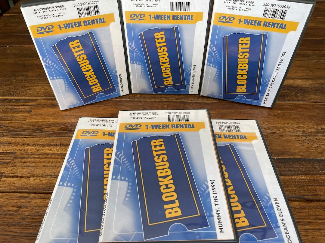 Blockbuster Movie Printable DVD Case Cover Etsy