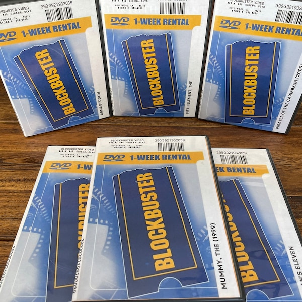 Blockbuster Movie Printable - DVD Case Cover