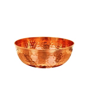 100% Pure Copper Bowl dinner set Copper Serving Bowl Ayurveda Yoga Health Benefits unique Design Bowl Copper Hand Hammered bowl