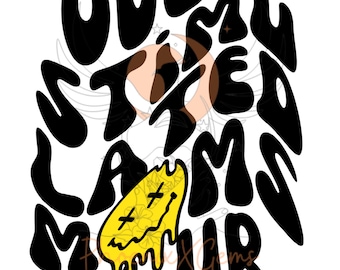 Over Stimulated Moms Club svg, mams svg, überstimuliertes svg, clipart svg, plottermaschine svg, smiley gesicht svg