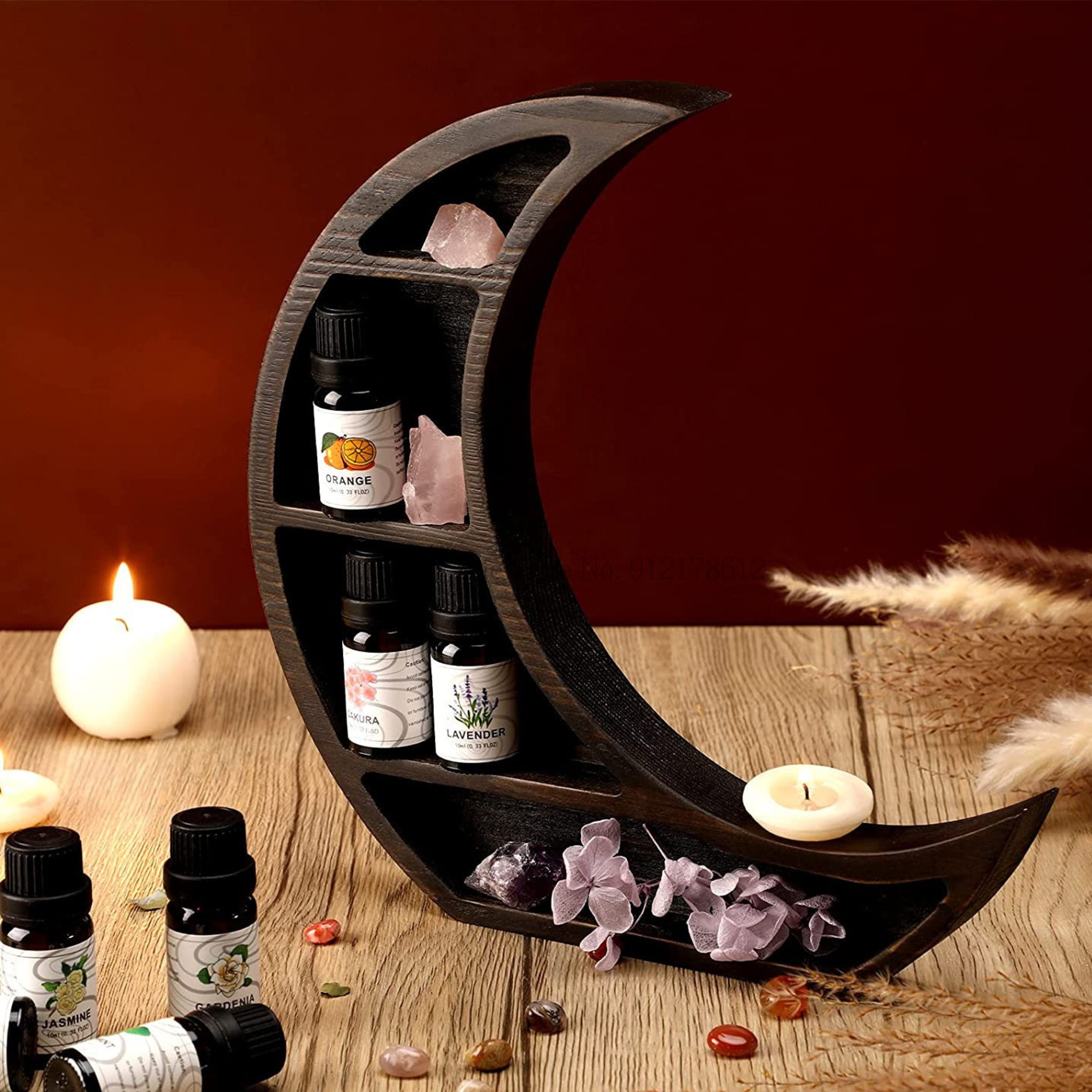 Crystal Moon Shelf Moon Phase Shelves Moon Shelves Crystal Etsy