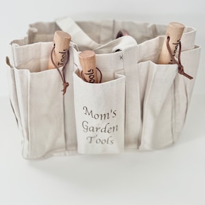 Personalized Garden tote and hand tools