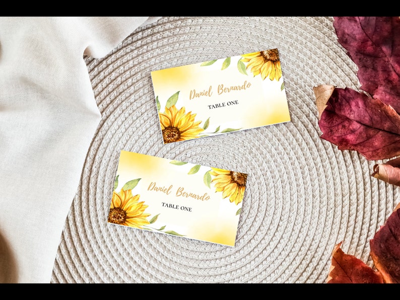 Wedding Place Cards | Printable Place Cards Template | Corjl Instant ...