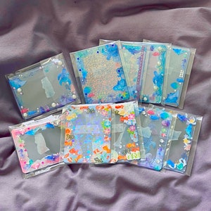 Handmade Decorated Toploaders for Photocards Ver. Sea | K-pop | Polco