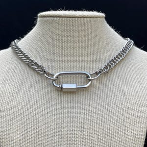 チェーンメイルネックレス | チェーンメイルジュエリー | ステンレススチールネックレス | オルタナティブネックレス | ゴシックジュエリー | グランジネックレス