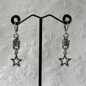 Chainmail Earrings | chainmaille jewelry | stainless steel jewellery | alternative earrings | gothic jewelry | grunge earrings