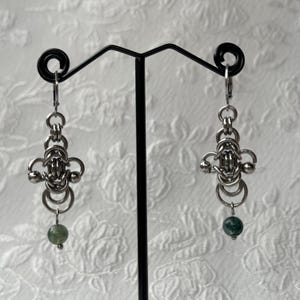 Chainmail Earrings | chainmaille jewelry | stainless steel jewellery | alternative earrings | gothic jewelry | grunge earrings