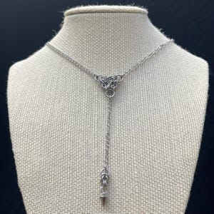 チェーンメイルネックレス | チェーンメイルジュエリー | ステンレススチールネックレス | オルタナティブネックレス | ゴシックジュエリー | グランジネックレス