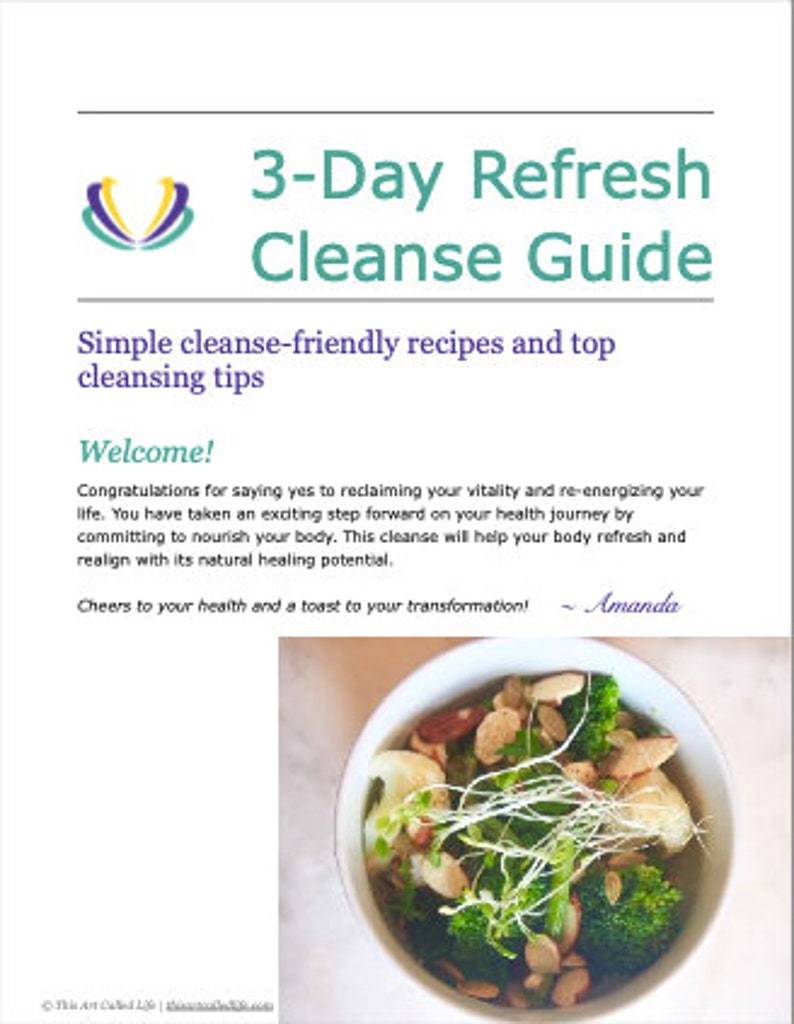 Simple 3 Day Refresh Cleanse Guide Cleansing Basics and Recipes image 2