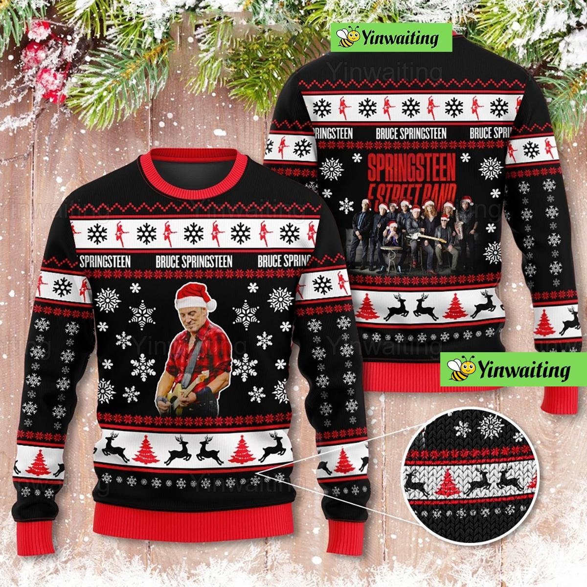 Trombone Ugly Christmas Sweater Marching Band Christmas Sweater Gift  Lightweight Hoodie for Sale by mrsmitful