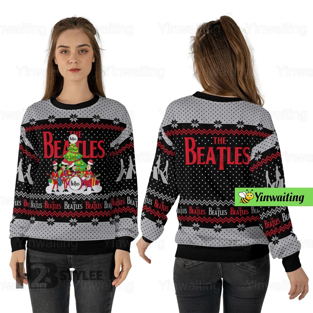 Christmas Beatles Ugly Sweater, the Beatles Men Sweater, the Beatles ...