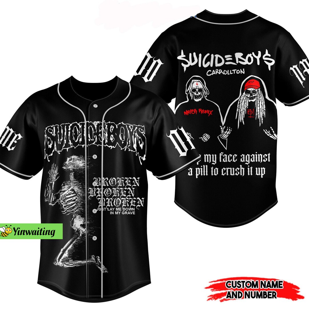 Suicideboys Baseball Jersey Suicideboys Jersey Shirt - Etsy