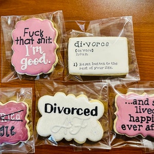 Divorce celebration - one dozen gluten free dairy sugar cookies