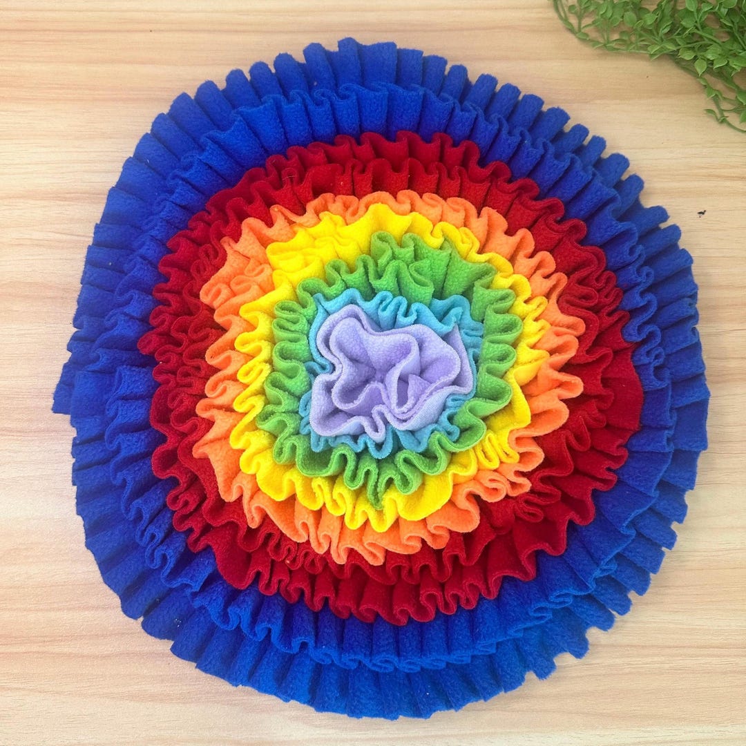 Rainbow Snuffle Mat - Small - Etsy