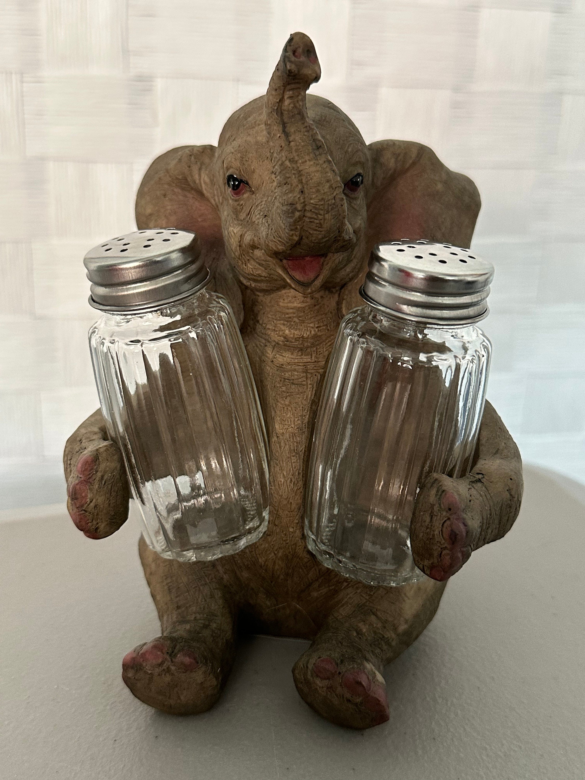 Elephant Kitchen Decor Novelty Salt and Pepper Shaker Set With Etsy