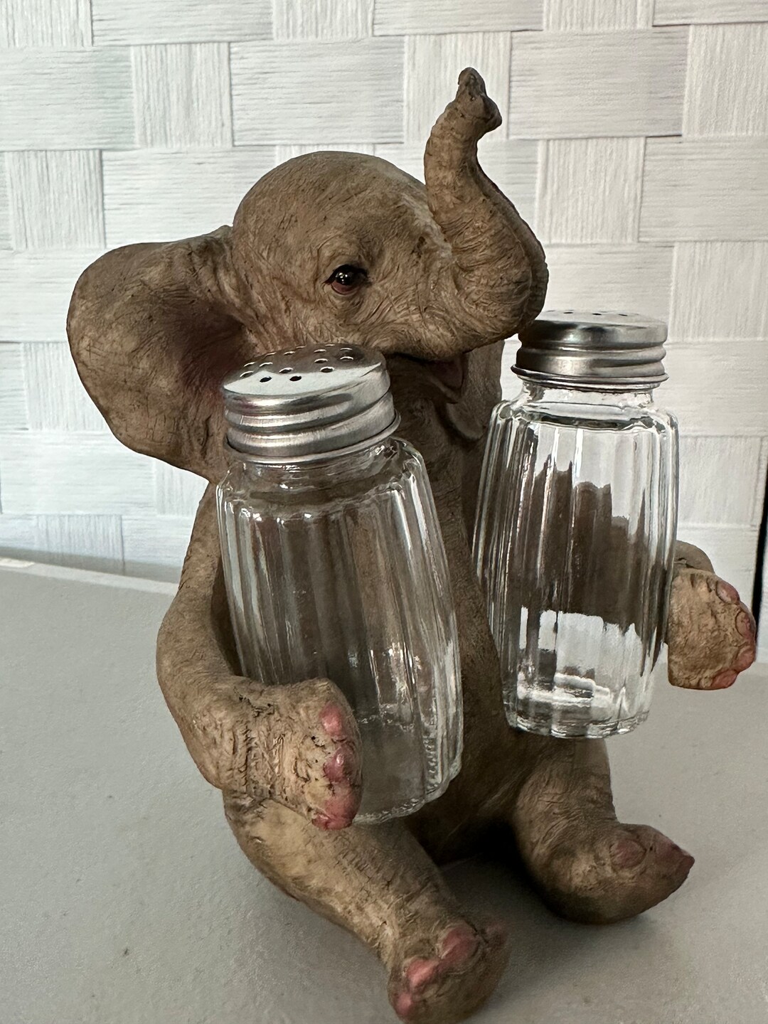 Elephant Kitchen Decor Novelty Salt and Pepper Shaker Set With Etsy