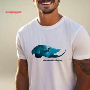 Beach Surf T-Shirt Surfing enthusiast t shirt for beach lovers t-shirt surf culture gift
