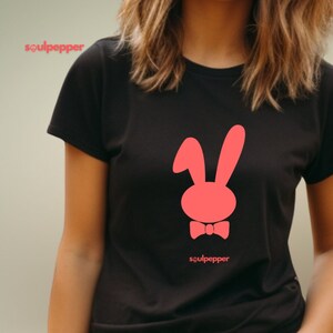 Paashaas T-shirt grappig konijn grafisch shirt eigenzinnig grafisch T-shirt Cadeau voor Pasen