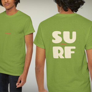Sports Fan Shirt Summer Surf Shirt Cool Surf Graphic T-shirt Beach Shirt Gift for Surfers & Beach Lovers