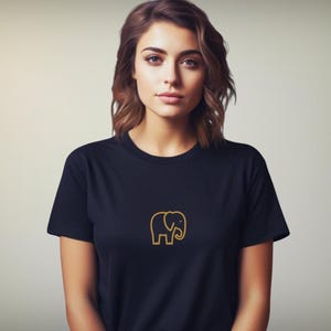 Cute Animal Lover Shirt Elephant T-Shirt graphic elephant print tee unique elephant t shirt gift