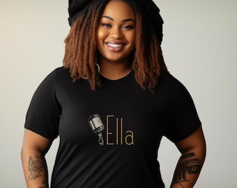 Ella Fitzgerald T-Shirt | Vintage Jazz Music Graphic Tee