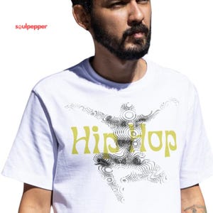 HipHop graphic T-Shirt design unique streetwear hip hop slogan tee hip-hop music fan t shirt gift