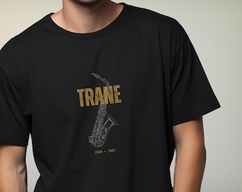Vintage John Coltrane Jazz T-Shirt, Retro Music Icon Tee