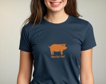 Maglietta grafica Pink Floyd Pig, maglietta rock band vintage anni '70