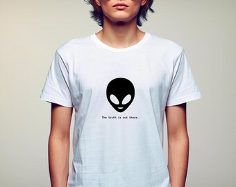 The Truth Is Out There T-Shirt: Funny Alien Print, X-Files Tee