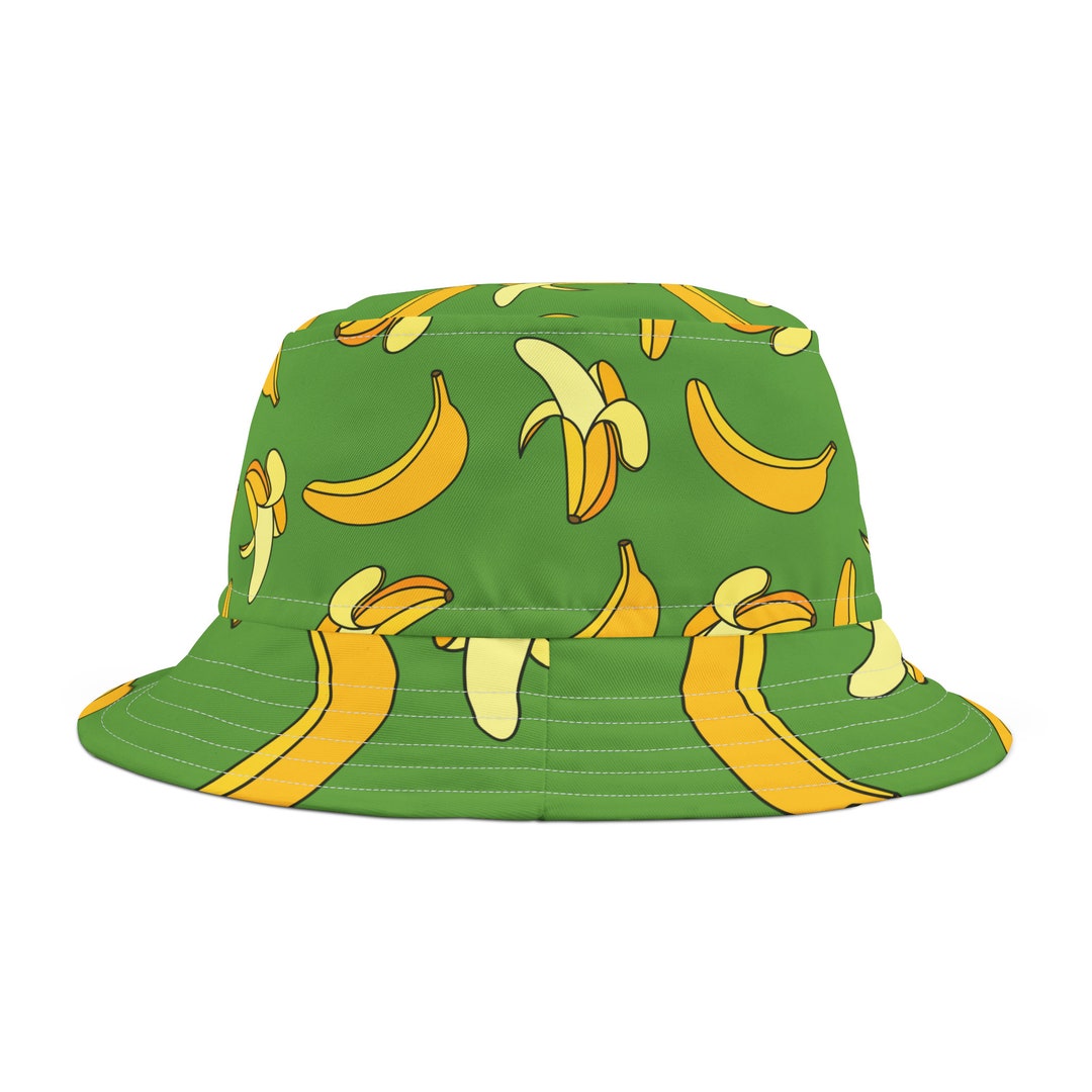 Bananas Bucket Hat Vibrant Tropical Fashion Accessory Island Bliss