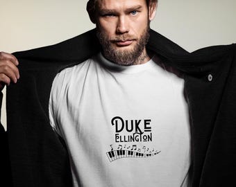 Duke Ellington Jazz T-Shirt, Retro Music Icon Tee