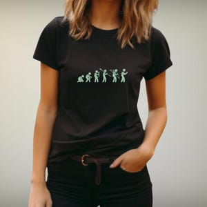 Evolution of Man Phone T-Shirt, Tech Humor Graphic Tee