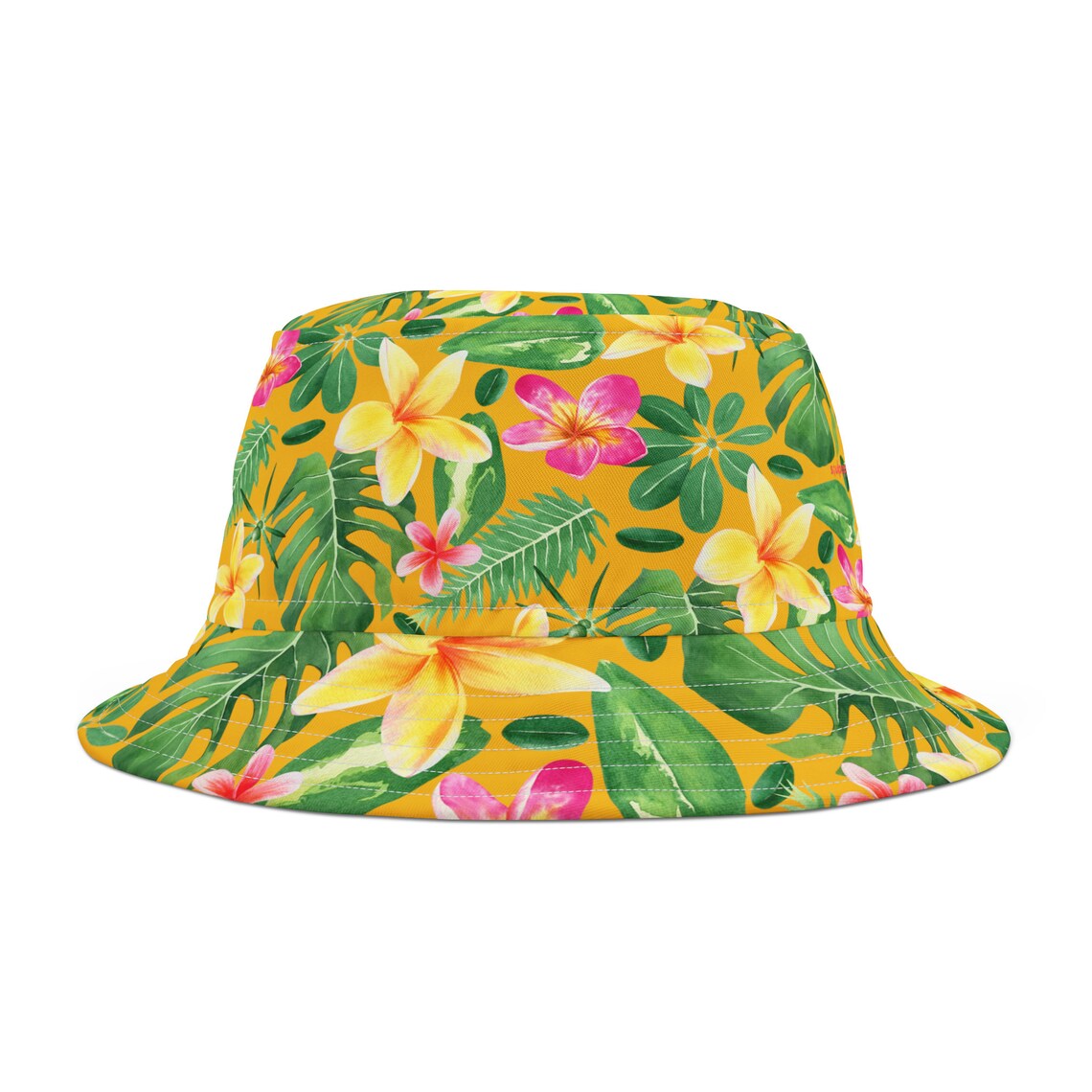 Tropical Flowers Bucket Hat Bold Floral Paradise Bucket Hat Tropicana ...