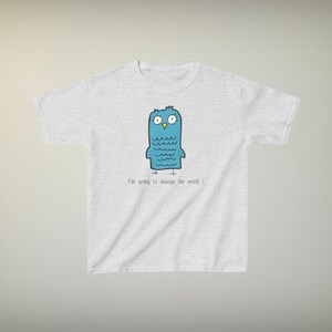 Funny Kids T Shirt Cute Cartoon Graphic Tee with Silly Quote Toddler Boy Girl Gift Humorous Saying Youth T Shirt for Cool Kids
