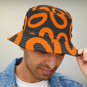 Cappello protettivo a secchio rimovibile con gru giapponese, colore Cappello protettivo a secchio rimovibile con gru giapponese, colore