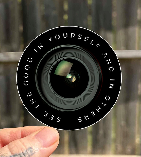 Camera Lens Sticker, Photography Gift