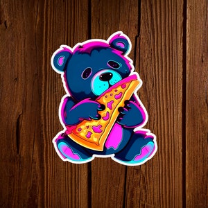 Bear Sticker | Cute Bear Waterproof Sticker | Animal Sticker | Teddy Bear Sticker | Cottagecore Sticker | Kawaii Bear Sticker | Furry Decals