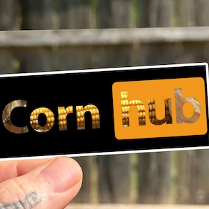 Adult Waterproof Sticker Gifts For Her Cornhub Vinyl Sticker Adult Gifts Funny Water Bottle Sticker Decals Swear Word Stickers For Planners