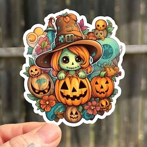 ハロウィンステッカーパック かわいい季節ステッカー カボチャステッカー 彼女へのギフト 魔女ステッカー 秋ステッカー ゴーストステッカー ウォーターボトルステッカー