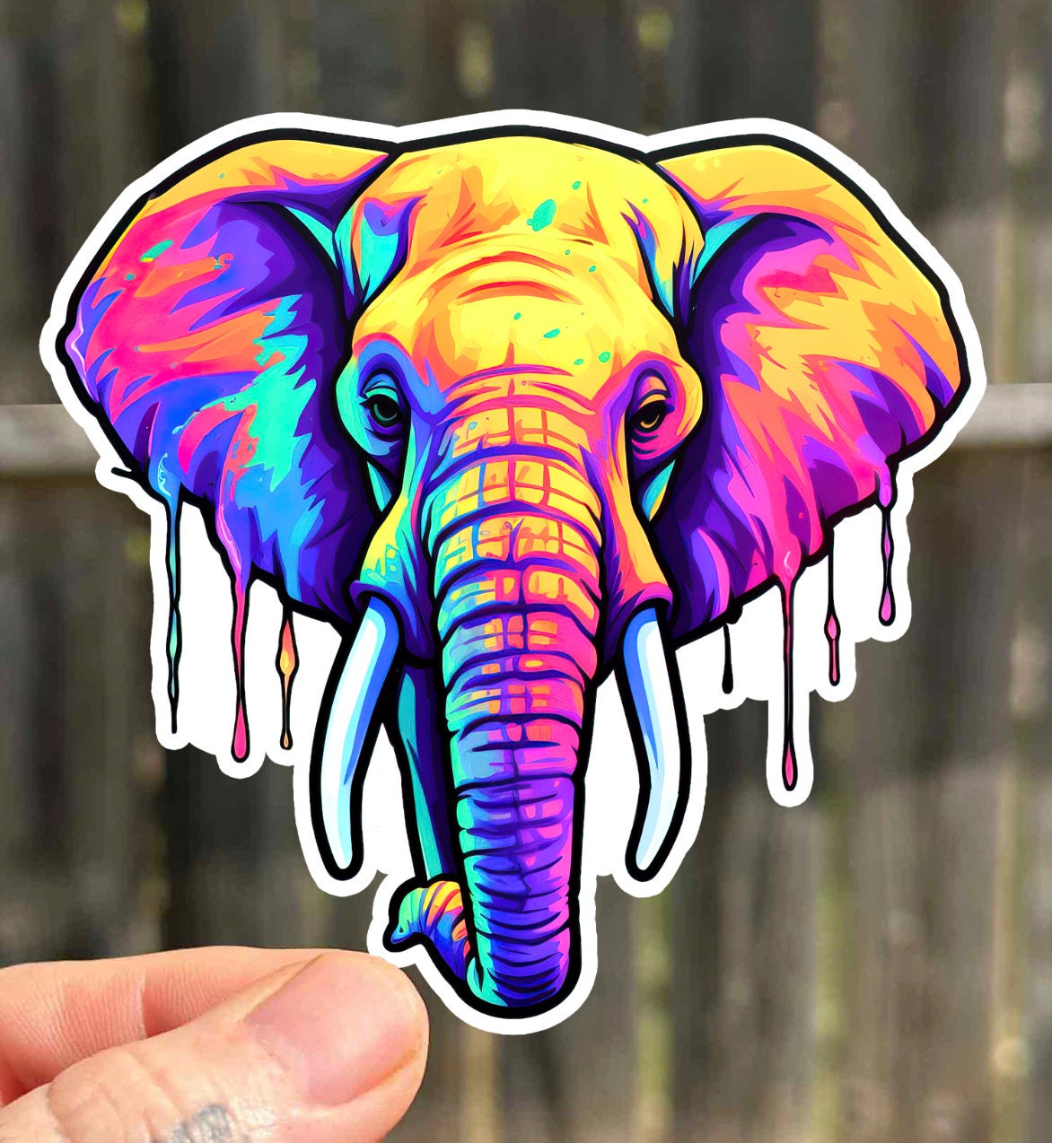 Elephant Stickers - Etsy