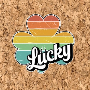 Lucky Shamrock  Vinyl Sticker