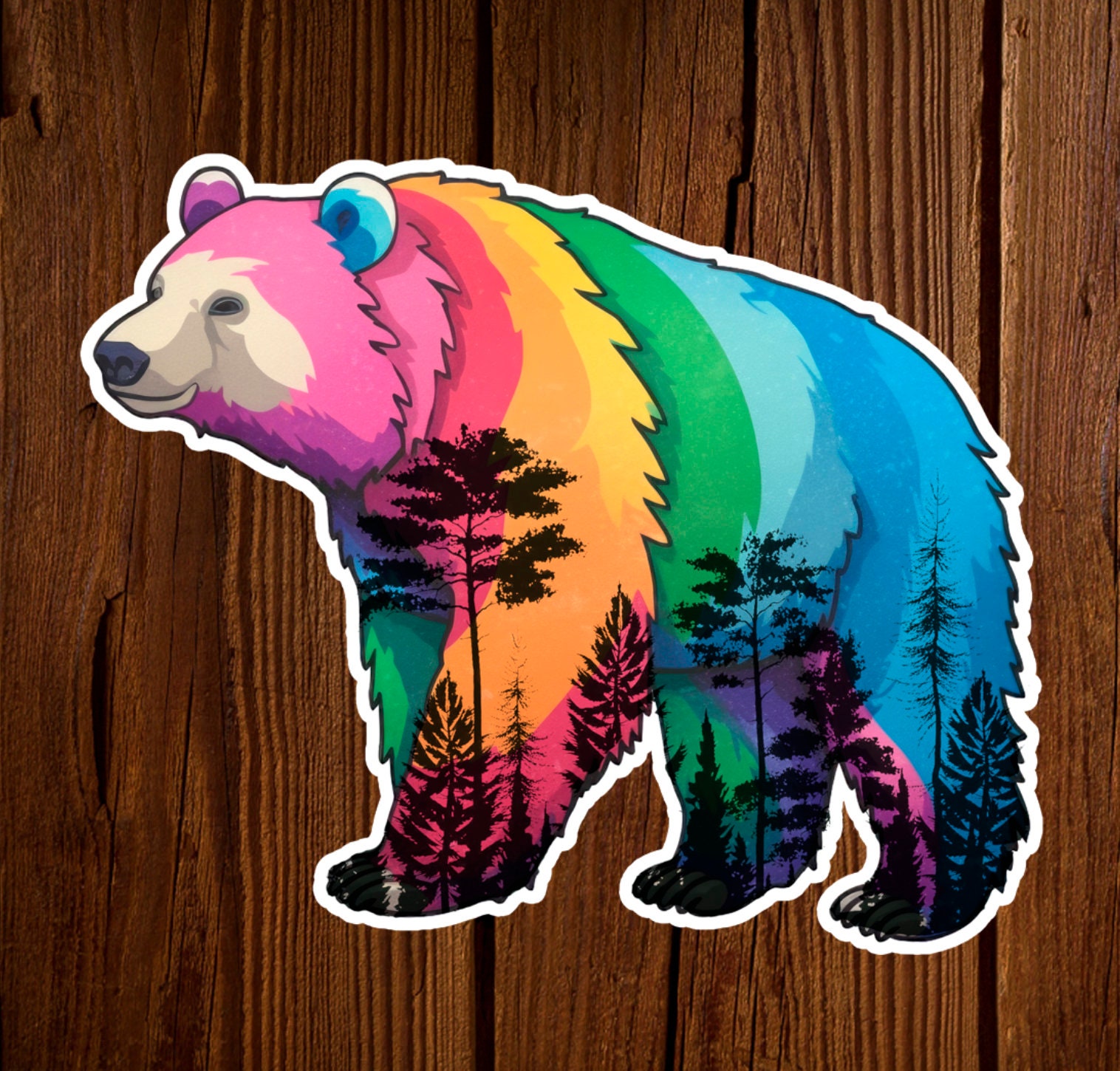 Hiking Waterproof Vinyl Sticker Gifts for Her Sticker Gifts for Him ...