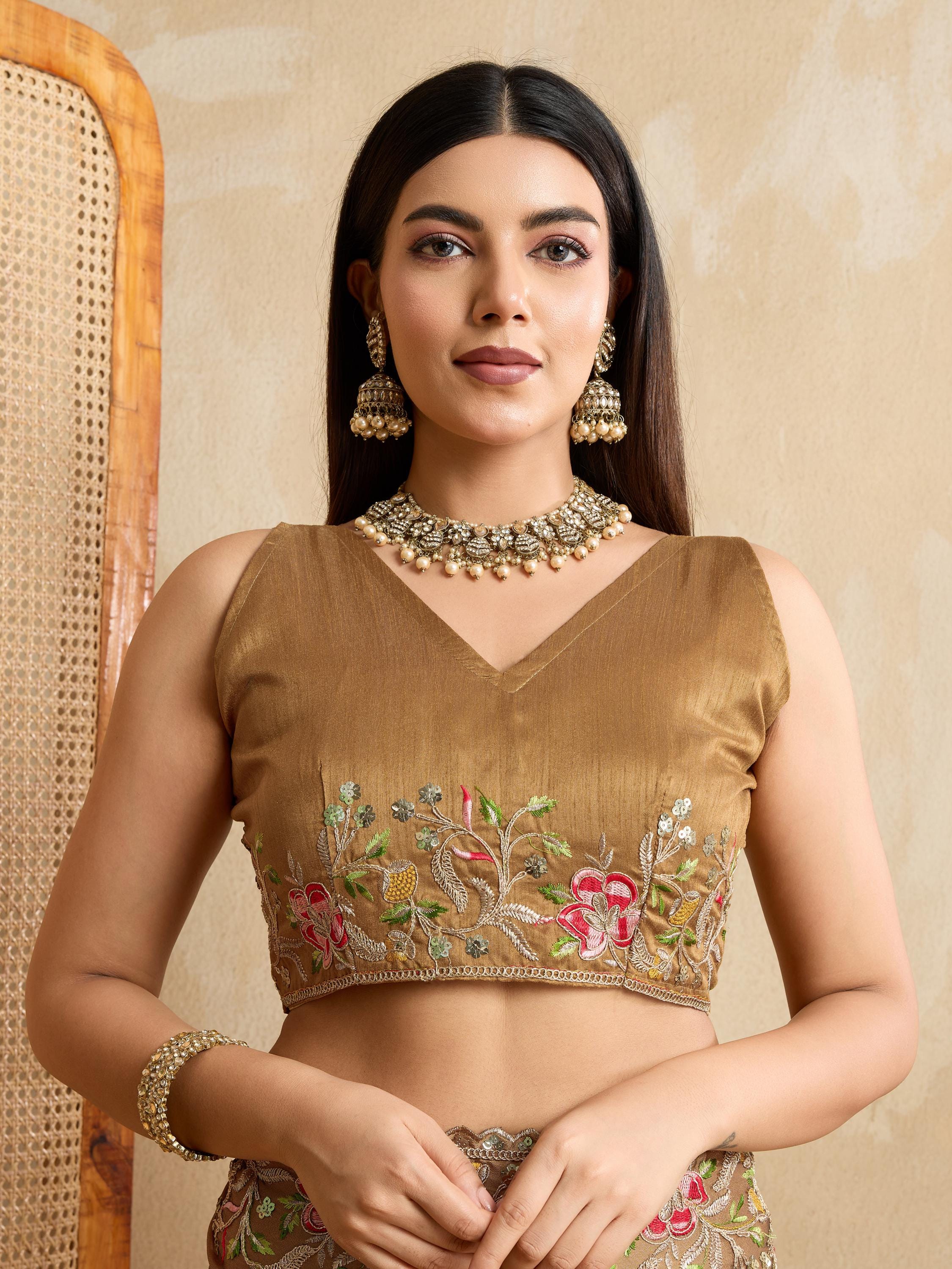 Rangoli Silk Saree With Intricate Thread & Sequins Embroidery | Elegant ...