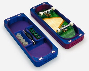 Coffin - Blue/Red - Fingerboard Case