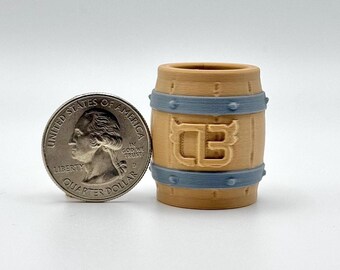 1" Baby Barrel: Small accessory storage and decoration