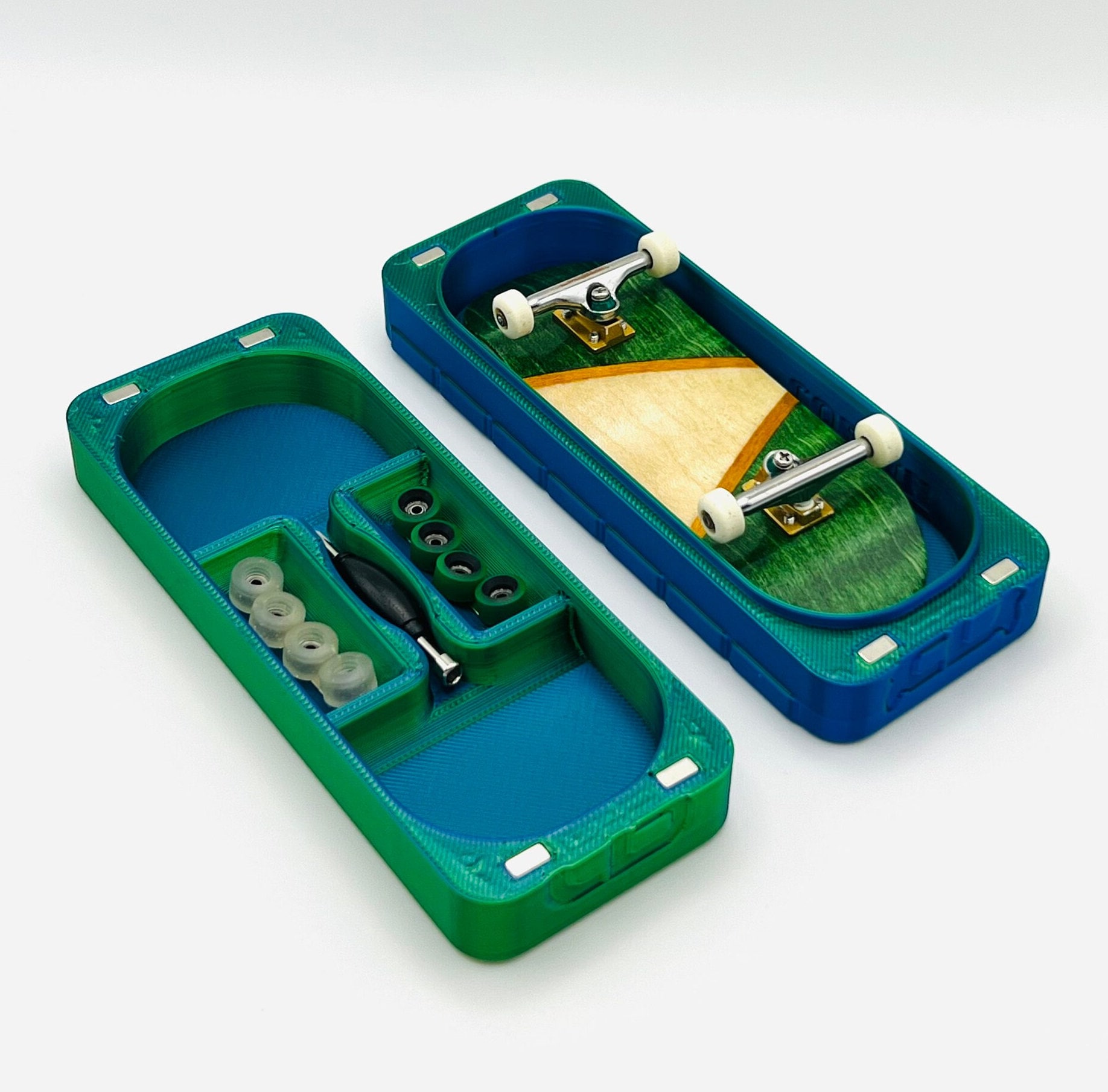 Mini Coffin High Back Obstacle For Fingerboards & Tech Decks - 9 Inch Skateboard Rail