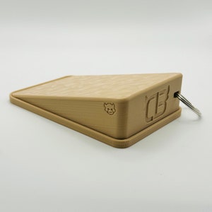 Keychain Kicker - Matte Wood - Fingerboard Obstacle