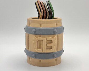 3" Bigger Barrel: Desk accessory, fingerboard and deck holder, perfect for pens and tools