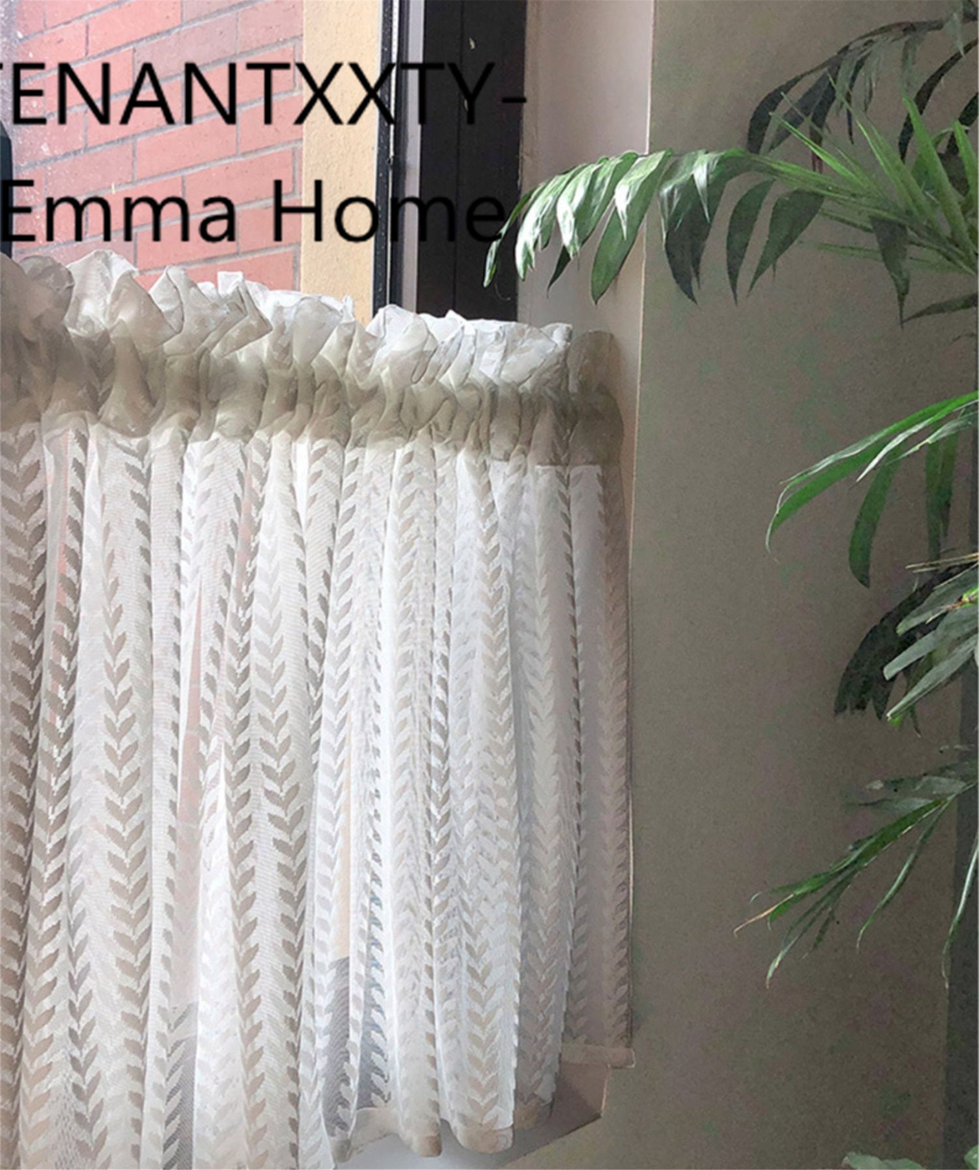 Handmade Half Curtains, Short Curtain, Rod Pocket/velcro Curtains