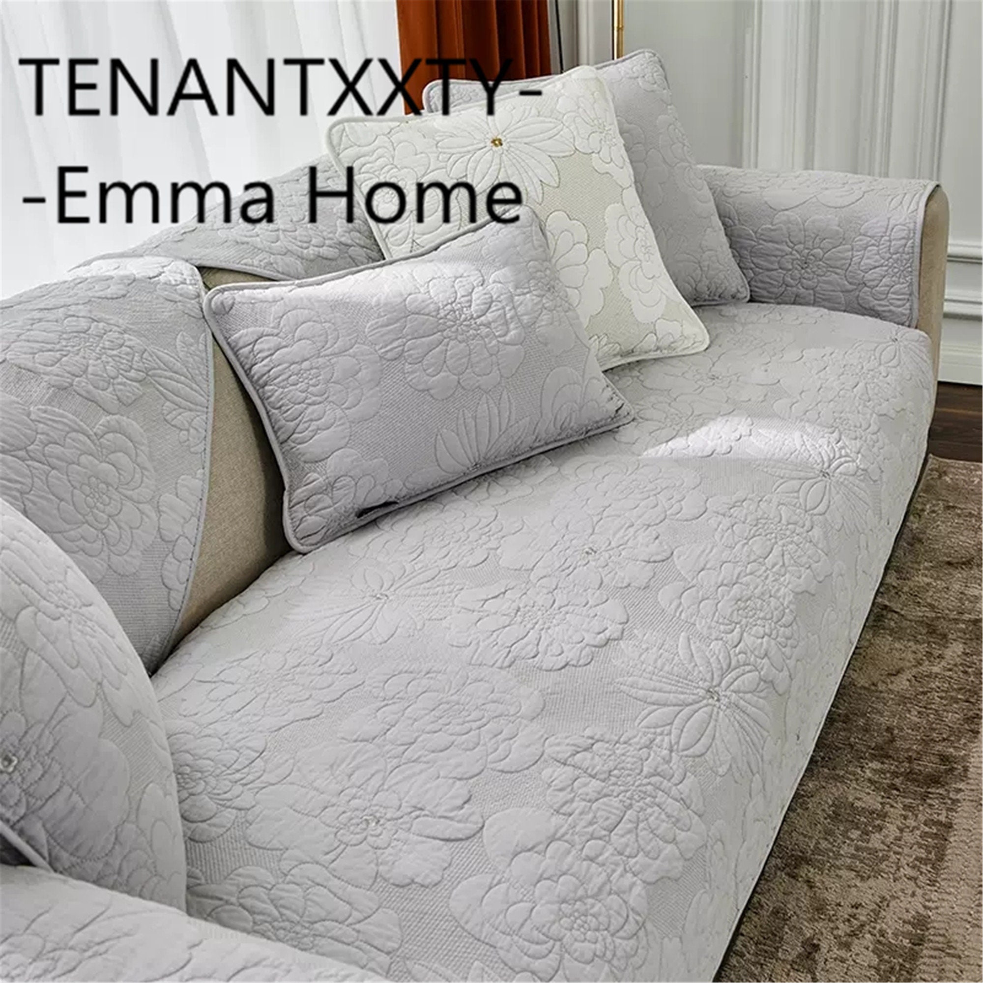 Floral Sofa Cover Pure Cotton Couch Cover Separated Sofa Etsy